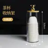 Estante de Almacenamiento de Tazas de Té Kung Fu de Gama Alta para Oficina y Hogar, Empaquetado Individualmente, a Prueba de Humedad y Moho, Estante de Almacenamiento de Tazas de Té Portátil