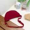 Bolso de Hombro Bolso Japonés Otoño Mujer 2024 Nuevo Bolso Cruzado Versátil Bolso Sobaco Bolso Media Luna Bolso Dumpling Moderno