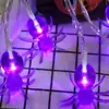Fio de Luz de Halloween Transfronteiriço Aranha Crânio Luz Decoração de Feriado Luz de Atmosfera Luz para Layout de Cena Externa Lanterna de Abóbora