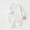 Ropa exterior para bebé recién nacido de algodón 100% Clase A, mameluco de bebé elegante, ropa de primavera, manga larga de algodón puro