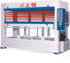 Maquinaria para Carpintería Shangrui Panel de Panal de Chapa de Madera Prensa Caliente de Chapa Multicapa Cuatro Cilindros 50 Toneladas Calefacción Microcomputadora