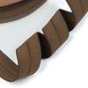 Ribete elástico plegable de 2 cm, cinta envolvente para borde de puño de chamarra de nailon acolchada, campo de cinta elástica de nailon acanalada a cuadros