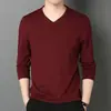 Camiseta de manga larga 2023 para hombre, primavera y otoño, fina, ajustada, casual, camiseta de manga larga para otoño