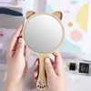 [Tasa de Aprobación del 94%] Espejo de Maquillaje para Salón de Belleza Estudiante Cartoon Femenina Pestañas Portátil Espejo para el Hogar Logo Regalo