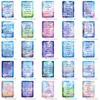 50 Tarjetas de Frases Inspiradoras en Inglés con Efecto Difuminado Soñador, Sol Positivo, Tarjetas de Energía de Alto Valor Emocional, Transfronterizo
