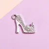 Tacones Altos Colgante Pequeño Accesorios Moda Aleación Diamante Joyería Colgante Pequeño DIY Ropa Pulsera Llavero Material
