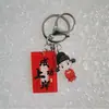 No ser nadie. 1 etiqueta acrílica creativa de texto llavero decoración inspirador estudiante nicho regalo colgante pareja