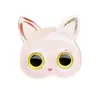 Fondo Plano Transparente Cabeza de Gato Acrílico DIY Accesorios para Joyería Funda para Teléfono Móvil Parche Decorativo para Coche Pasador Material para Accesorios del Cabello