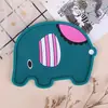 Pegamento Blando de PVC Dibujo Animado Creativo Animal Lindo Posavasos Hogareño Impermeable Aislante Manteles Individuales Antideslizantes Cojín Suave Fabricante Venta al por Mayor