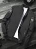 Abrigo de otoño e invierno para hombre, chaqueta de béisbol de moda coreana para hombre, chaqueta deportiva informal holgada para motocicleta.