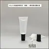 Botellas de Plástico Vacías en Stock 20ml PE Cuidado de la Piel Cosméticos Productos para el Cuidado de la Piel Envases Tipo Tubo Suave Blanco Lechoso