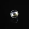 Bola de Cristal Iridiscente con Apertura de un Solo Agujero Bola de Vidrio Bola Pequeña Relleno Accesorios Hechos a Mano DIY Colgante de Collar Joyería
