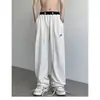 Pantalones deportivos de algodón para hombre, estilo coreano, versátiles, adelgazantes, rectos, holgados, hip-hop americano, street dance, casual, para primavera y otoño
