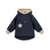 Overoles para Niños Otoño e Invierno Estilo Nuevo Tres Pruebas de Terciopelo Delgado Overoles para Niños y Niñas Bebé Chaqueta Cortavientos con Capucha de Invierno Resistente a las Manchas