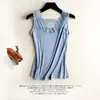Camisola Sexy de Renda para Mulheres no Verão, Top Confortável com Decote em V para Usar por Baixo, Camisola de Modal com Alça Fina