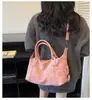 Bolso de mano retro de gran capacidad transfronterizo para mujer, nuevo modelo 2026, bolso tote simple, bolso versátil de hombro y cruzado