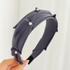 Coreia do Sul Dongdaemun nova cor pura plissada doce menina prego pérola idade-redução headband acessórios para o cabelo atacado F999