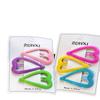 Pinza de Pelo Colorida Coreana Transfronteriza de BB Estrella de Cinco Puntas Corazón Pinza para Flequillo de Niña Pinza Lateral para Pañuelo de Cabeza de Niños Fabricante Venta al por Mayor