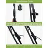 Limpiaparabrisas de Marco Universal Limpiaparabrisas Original con Forma de U con Marco Limpiaparabrisas de Coche Limpiaparabrisas de Marco de Hierro Limpiaparabrisas de Marco para Vehículo Eléctrico