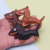 Llavero Colgante de Cuero para Mini Dachshund Pequeño en Stock, Colgante de Bolso de Perro de Cuero Estilo Ruth