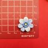 Simulación de color, flor de punto, girasol, accesorios de resina para bricolaje, crema, pegamento, funda para teléfono móvil, tocado, horquilla, taza de agua, pegatina