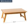 Escritorio de Cama de Bambú Perezoso para Dormitorio Plegable Pequeña Mesa Mesa Kang de Madera Maciza Mesa de Estudio para Estudiantes Mesa Simple para Ventana de Bahía