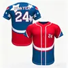 Uniformes Escolares para Clubes de Empresas Transfronterizas, Uniformes de Béisbol, Uniformes de Sóftbol, Hechos a Medida, Secado Rápido, Transpirables, Que Absorben la Humedad