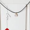 Diy26 Collar con Colgante de Letra Inglesa Estudiante Femenina Pareja Coreana Novia Enviar Novio Cadena Clavícula Cadena de Cuello