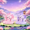Novo Suporte de Telefone Raposa de Nove Caudas Xiangyun Ruiting Caixa Surpresa Figura Criativa Ornamento de Mesa para Assistir Séries Pequeno Presente