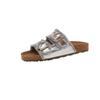 Mao Mao Sapatos Sola Plataforma Birkenstocks Feminino Verão 2025 Estilo Francês Sandálias Abertas na Ponta Romanas para Saia Delicada Praia JX3301