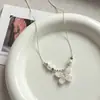 Exquisito Collar de Mariposa para Mujer, Nicho de Moda, Diseño de Lujo Ligero, Personalizado, Gama Alta, Accesorios Versátiles de Cadena para Clavícula