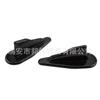 Accesorios de modificación de coche de venta caliente estilo EVO aleta de tiburón negra fibra de carbono aleta de tiburón alerón trasero tira decorativa