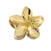 Presilha de cabelo de frangipani transfronteiriça europeia e americana, presilha lateral popular para feriado, acessório de cabelo tipo presilha tubarão para coque no topo da cabeça atacado