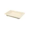 Caja de Sushi Desechable Biodegradable de Pulpa al por Mayor Rectangular Comercial Empaque para Llevar Caja Japonesa para Sashimi