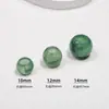 Pulseira de Acrílico com Contas Redondas de Furo Grande Estilo Chinês de Duas Cores Imitação de Jade Pulseira Flor para Sapato Balde de Contas Acessórios de Joias DIY para Roupas