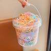 Banda de goma desechable para niños que no daña el cabello, cinta para el cabello, banda para el cabello para niña pequeña, tocado para bebé, cuerda para el cabello de alta elasticidad