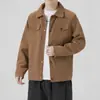 Jaqueta masculina slim fit nova de primavera, top da moda urbana tendência, jaqueta casual versão coreana outono 2026