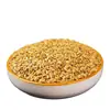 Sementes de linhaça torradas, sementes de linhaça douradas assadas em baixa temperatura, sementes de gergelim, sementes de linhaça, ingredientes de panificação para diversos pratos, pronto para comer