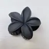 Oufile Europeu e Americano Transfronteiriço Fosco Plumeria Presilha de Cabelo Feminina Férias Coque Presilha Tubarão Grampo de Cabelo Acessórios de Cabelo Atacado