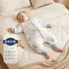 Saco de Dormir Bibiwan para Bebês e Crianças Pequenas Outono/Inverno com Pernas Separadas, Algodão de Bambu Classe A, Temperatura Constante, Quente, Espesso, Manta Anti-Chute para Bebê