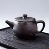 Tetera Hanwa de Cerámica Morada de Gran Capacidad para Mineral Crudo con Filtro de Agujero de Bola, Tetera Fengming para Uso Doméstico, Juego de Té Kung Fu B1