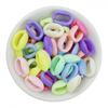 Fivela de Corrente Acrílica 10*16mm Contas Soltas Abertura Contas Material Artesanal Pulseira Bolsa Acessórios de Joalheria DIY