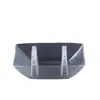 Copo de óleo espesso universal para coifa, caixa coletora de óleo quadrada de plástico com fenda, recipiente de óleo, funil coletor de óleo, acessórios para coifa