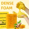 Jabón Popular de Cúrcuma Transfronterizo para Limpieza y Baño, Jabón de Ácido Kójico y Limón, Hidratante, Control de Grasa, Nutritivo para la Piel, Espuma Amarilla