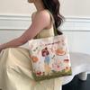 Atacado do Fabricante Bolsa Escolar de Desenho Animado para Alunos 2025 Nova Bolsa de Ombro de Grande Capacidade Bolsa de Lona Fofa Bolsa de Mão