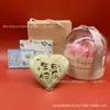 Pastel Personalizado de Corazón de Oro de 52mg Feliz Cumpleaños Moneda de Oro Pieza de Oro Oro Puro 999 Regalo del Día de San Valentín Chino