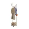 Perchero de pie para ropa, dormitorio, hogar, tendedero removible, estante de almacenamiento, dormitorio, dormitorio estudiantil, mesita de noche, perchero simple