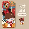 Funda para Teléfono Móvil Apple 16 15Promax Dibujos Animados 14Plus Linda 11 Silicona 12 Femenina 13 Super Popular Anti-Caída Cubierta Protectora