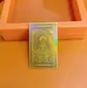 Oro Puro 999 Ocho Santos Patronos Pegatinas para Teléfono Móvil Oro Doce Santos Patronos del Zodiaco Pegatinas de Tarjeta Dorada Pegatinas de Seguridad