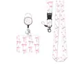 Fabricante Transfronterizo Hebilla Fácil de Tirar Hebilla Telescópica Clip para Lazo de Arco Correa de Poliéster Portatarjetas Horizontal UV Llavero Antiperdida Venta al por Mayor